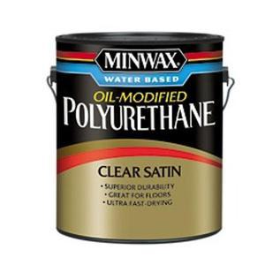 민왁스 MINWAX 폴리우레탄 바니쉬 투명 3.78L 유광 실내 목재용