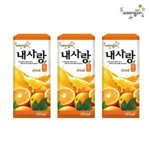 내사랑 185ml 48팩 오렌지음료 음료수 주스 김귤 귤수 단체 과일 쥬스 과일수 자판기