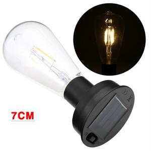 태양광 LED 텅스텐 필라멘트 전구 정원 야간 조명 울타리 마당 램프 장식 2800K 7cm