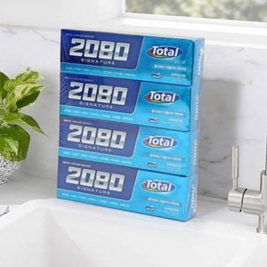 2080 시그니처 토탈블루 치약 125gx4EA