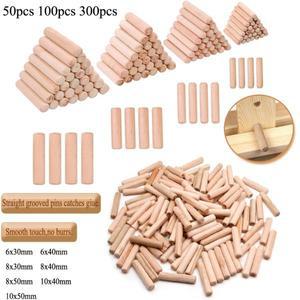 50-300pcs 목공 Doweling Jig 키트 라운드 그루브 플루트 나무 플매트 카펫 러그 핀 막대 드릴링 가이드 로
