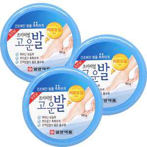 일양약품 프리미엄 고운발크림 100gX3개/풋 고운발 크림 케어 뒤꿈치 관리