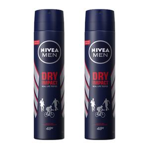 니베아 맨 드라이 임팩트 스프레이 데오드란트 200ml x2개