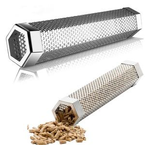 스모커박스15cm/ BBQ 훈연통 스텐 훈연칩 바베큐 캠핑그릴