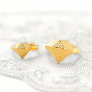 심플 보석 24k 순금 돌반지 백일반지 1.875g 3.75g 반돈 한돈 1돈
