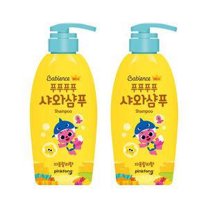 베비언스 핑크퐁 푸푸푸푸 샤와샴푸 380ml x 2개 아기바디워시 유아바디워시 아기샴푸 유아샴푸