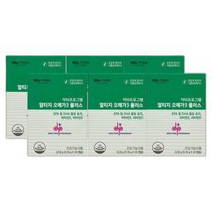 차바이오 에프엔씨 차바이오 닥터프로그램 알티지 오메가3 플러스 6박스 6개월분 초임계 rTG오메가3 식물성