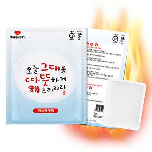 해피데이 따뜻해 붙이는 핫팩 파스형 100개
