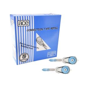 평화 ACE 노크식 수정테이프 CT-2500 (리필) 1갑 10개입 화이트 필기구 수정용품 