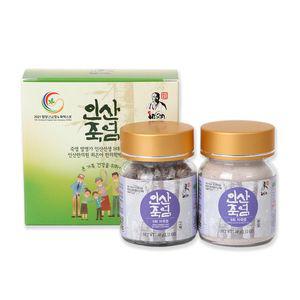 인산죽염 9회 자죽염 고체분말 소형 선물세트 [60g 2개]