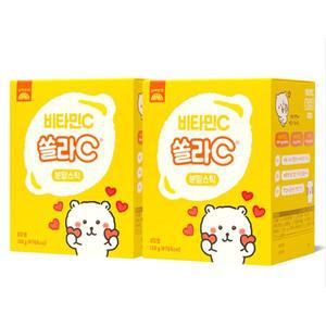 | 고려은단 | 쏠라C 분말 스틱 영국산 비타민C 60포, 2개 먹기편한 균형있는 에너지 충전