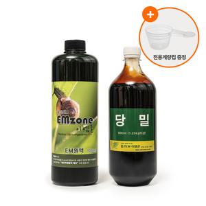 이엠하우스 EM원액 1000ml + 당밀 900ml 세트