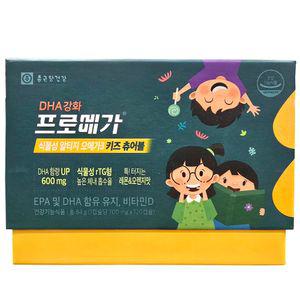 종근당건강 프로메가 식물성 알티지 오메가3 키즈 츄어블 700mg x 120캡슐