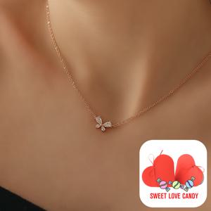 [헤스티아][+SWEET LOVE CANDY 패키지] 나비의 봄날 목걸이+핑크선물포장+쇼핑백