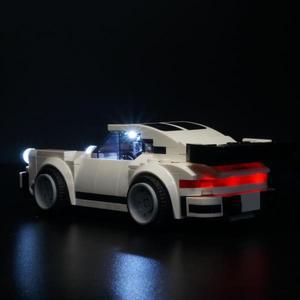 75895 스피드 시리즈용 조명 세트, 자동차 DIY 장난감 911Turbo3.0 블록, 빌딩 미포함