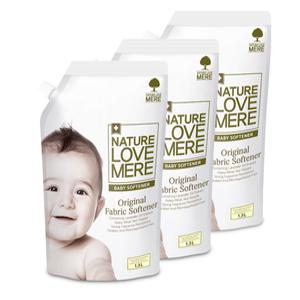 [GIFT] 네이쳐러브메레 아기섬유유연제 오리지널 리필형 1300ml 3팩