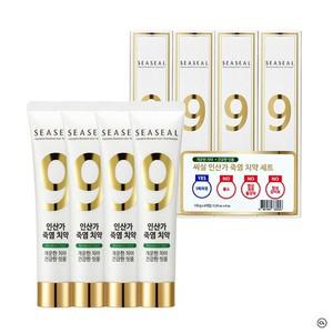씨실 인산가 무불소 9회 죽염 치약 150g x 4개