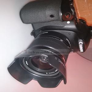 완벽호환 카메라 렌즈 후드 EW-60C II, 캐논 EOS 80D 70D 600D 1000D 1100D, EF-S 18-55mm f/3.5-5.6 58mm