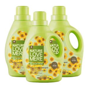 네이쳐러브메레 아기섬유유연제 녹두 용기형 1800ml 3개