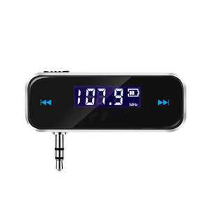 자동차 CD MP5플레이어 3.5mm 음악 Fm 송신기 키트 Lcd 디스플레이 미니 무선 안드로이드 호환