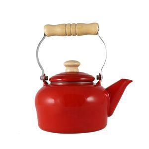 법랑 인덕션 1.5L 티포트 홍매 코카코 IH 주전자