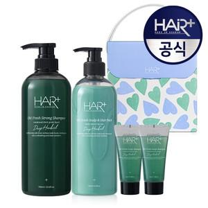 오프레시 두피 각질 비듬 샴푸 쿨 클리닉 스트롱 선물세트 (탈모완화기능성
