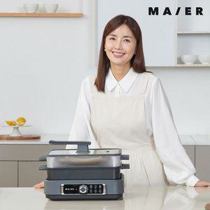 마이어 멀티쿠커 (핫플레이트 본체+전골팬+그릴팬+유리뚜껑+사용설명서)