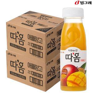 빙그레 따옴 애플망고 주스 235ml(40입) 냉장주스