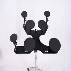 초보 연습용 드럼 고무 입문용 고무패드 드럼고무패드 브래킷+플레이트 드럼스틱 학원 플로어