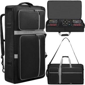 FLX10과 호환되는 DJ 컨트롤러 케이스 / DDJ 1000 1000SRT DDJ-REV7 DDJ-REV5 SC 라이브 4, 멀티 포켓 패딩 처리된 소프트 케이스를 운반하는 컨트롤러, 및 액세서리용