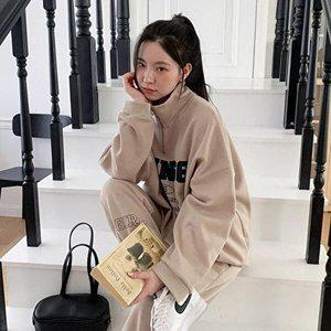 [셀러허브 패션][VY] 여성 반집업 블링 기모 세트_CD8736