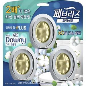 다우니 화장실용 비치형 강력탈취 플러스 코튼향 본품, 6.3ml, 1개 one option