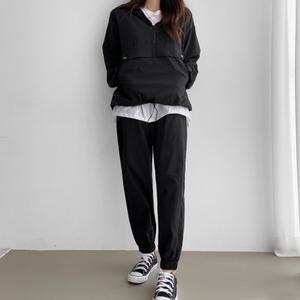 바스락 바람막이 아노락 조거 트레이닝 세트