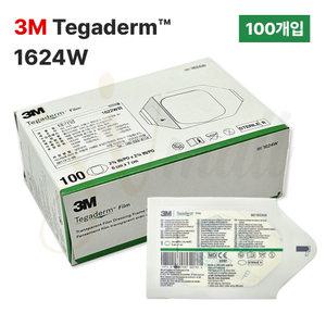 3M 테가덤 방수밴드 1624W 100매(1박스) 멸균 투명 의료용 테이프 반창고 상처 드레싱 밴드