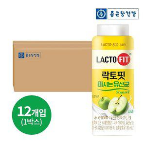 종근당건강 락토핏 마시는 유산균 사과 130ml 12개입(1박스)