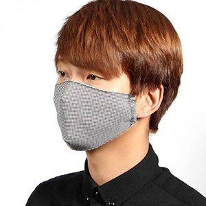 [셀러허브 패션][JHQS95PQ_4B]블랙 2겹마스크 안면마스크 여름면마스크