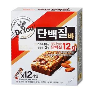 오리온 닥터유 단백질바 12입x1곽.