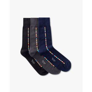 [갤러리아] 25SS [PAUL SMITH]센트럴 시그니처스트라이프삭스 3PACK 5715140113