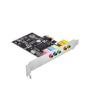LanStar PCI e 5.1 채널 사운드카드 윈10지원 외장사운드 내장사운드