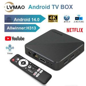 Mortal T1S 안드로이드 14 스마트 홈 시어터 TV 박스 Allwinner H313 어시스턴트 스트리밍 셋톱 박스 블루투스 5 0 Wifi6 플레이어