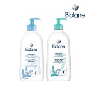 비올란 입문세트(2in1 바디앤헤어 클렌저 350mlx1개+모이스처라이징 바디밀크 350mlx1개) x1세트