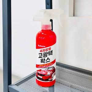 불스원 세차 장용 고광택 왁스 500ml 의자 크리너 가죽 코팅제 셀프 용품 차량 실내