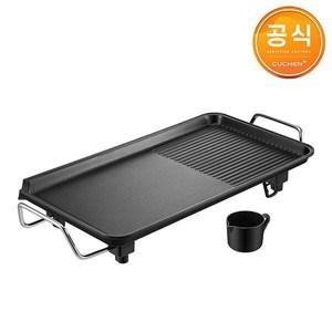 쿠첸 다이아몬드코팅 와이드 전기 그릴팬 CWG-B1600W