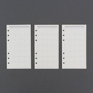 스케줄 정리 6공 먼슬리 일정 다이어리 속지135매(A6)
