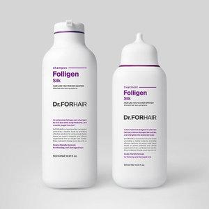 닥터포헤어 폴리젠 실크 샴푸 500ml + 실크 트리트먼트 300ml 2종 세트