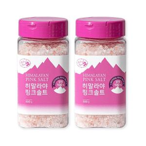 신영 히말라야핑크솔트 암염 굵은 핑크 소금 500g 2개