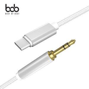 bob 메탈 페브릭 Type-C AUX 3.5MM 옥스케이블 100CM