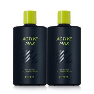 BRTC 액티브 맥스 헤어 앤 바디 올라운드 워시 200ml 2개