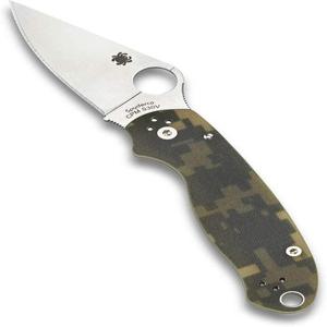 Spyderco 스파이더코 파라3 포켓 나이프 카모 7.5cm 스틸 블레이드