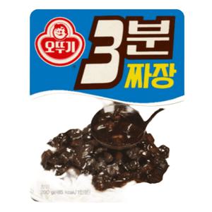 오뚜기 즉석 카레 3분 레트로 짜장 24개